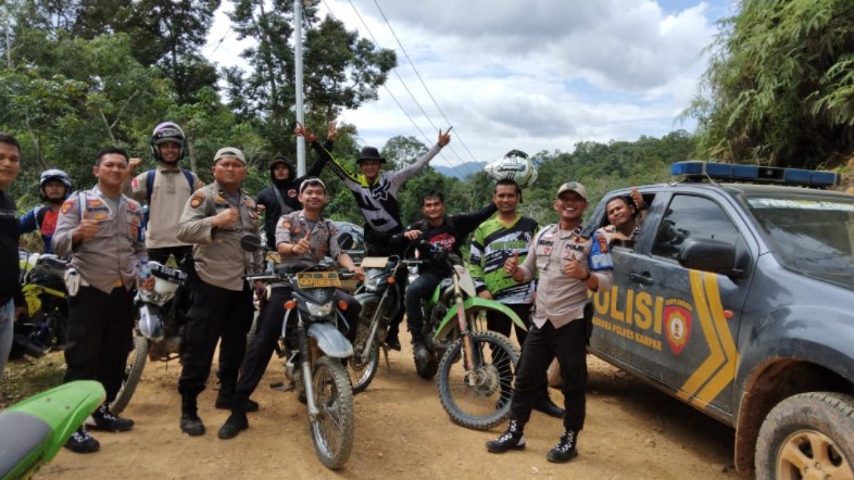  Kapolres Kampar Pimpin Patroli Illog Ke  Kawasan Hutan Rimbang Baling