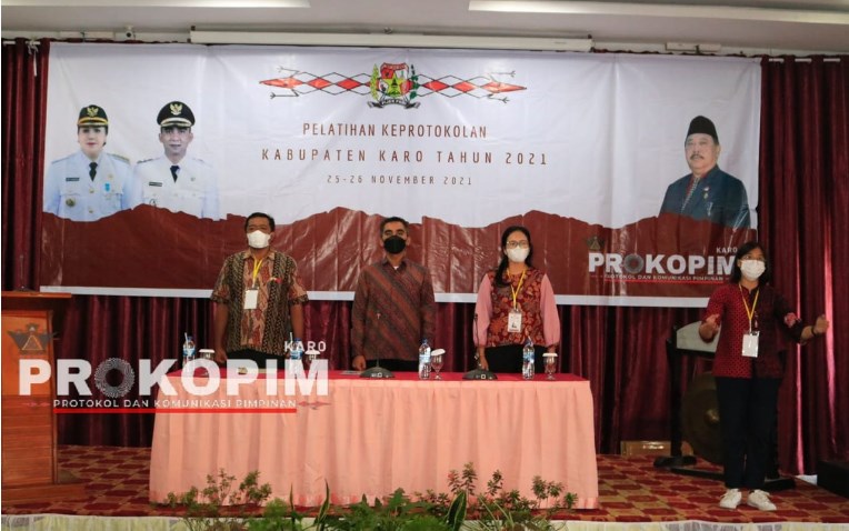  Pemkab Karo Gelar Pelatihan Keprotokolan Tahun 2021