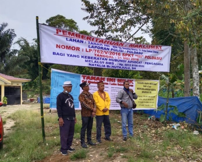  Kisruh Lahan di Huta Nagodang Tangga Batu I Parmaksian, Kursani Sitorus Dilaporkan ke Polda Sumut