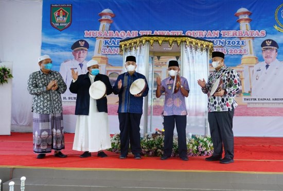  Bupati Asahan Buka Pelaksanaan MTQ Terbatas Kabupaten Asahan Tahun 2021