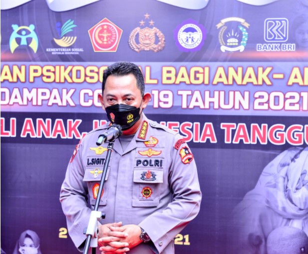  Jaga Generasi Penerus Bangsa, Kapolri Beri Dukungan Psikososial ke Anak Terdampak Covid-19