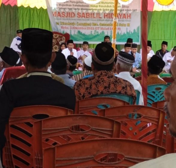  Masyarakat Trimoharjo Peringati Maulid Nabi Muhammad SAW 1443 H