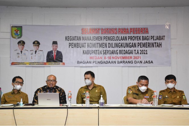  Pemkab Sergai Gelar Kegiatan Manajemen Pengelolaan Proyek bagi PPK