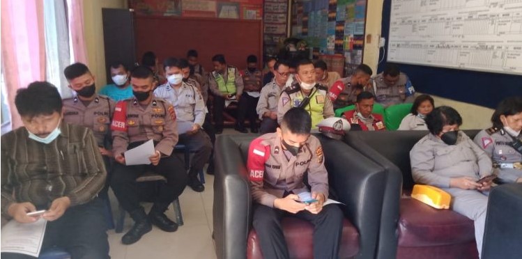  Polsek Medan Area Gelar Kebaktian dan Siraman Rohani