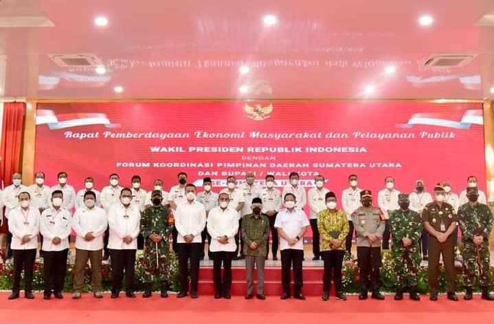 Rapat dengan Wapres RI, Wabup Karo Berharap UMKM Diberdayakan