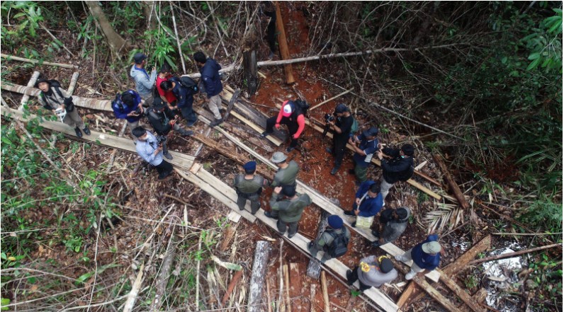  Temukan Pondok Dalam Hutan, Kapolda Riau Ingatkan Pentingnya Menjaga Cagar Biosfer Untuk Keseimbangan Alam