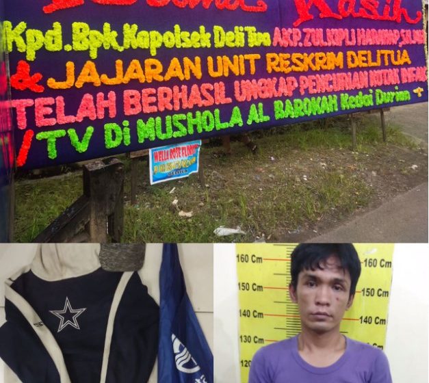  Melalui Papan Bunga, Warga Ucapkan Terima Kasih kepada Kapolsek Delitua