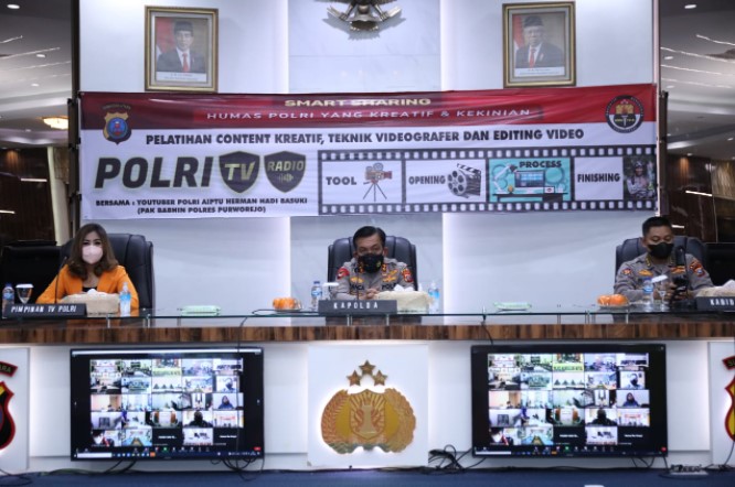  Kapolda Sumut Gelar Pelatihan Konten Kreatif