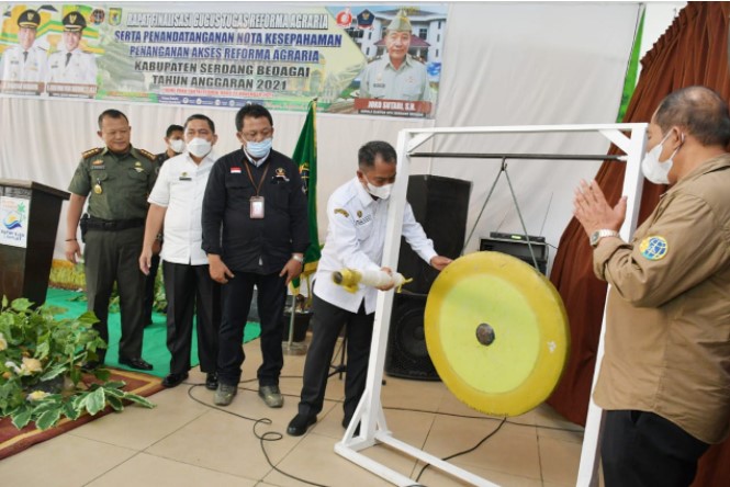  Satukan Kesepakatan dan Pemahaman Bersama, Pemkab Sergai- BPN Gelar Rakor Akhir GTRA