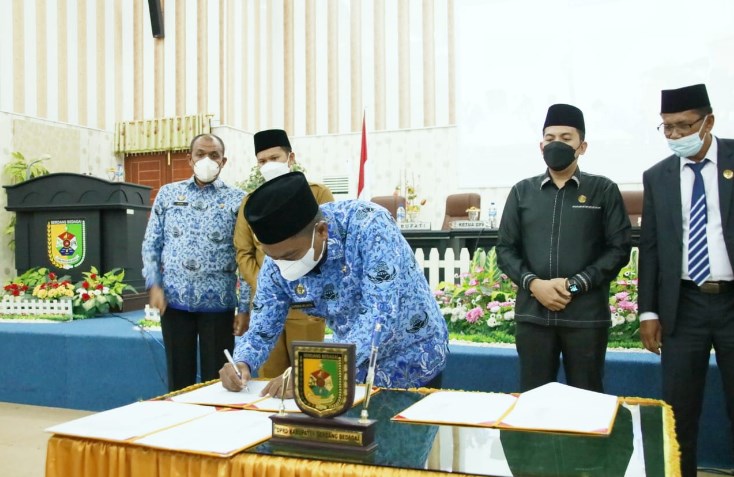  Rapat Paripurna DPRD, Bupati Darma Wijaya Ajak Seluruh Pihak Bangun Sergai