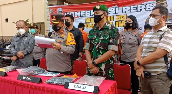 Tahun 2021, Tingkat Kejahatan di Polres Batubara Menurun dan Pengungkapan Kasus Meningkat