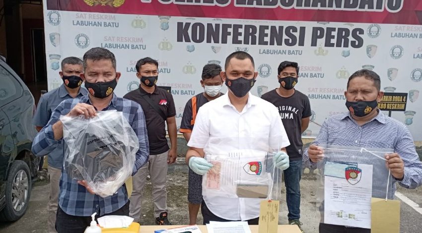 Dijanjikan Kerja di PJKA, Satreskrim Polres Labuhanbatu Ringkus Pelaku Penipuan Ratusan Juta Rupiah di Riau