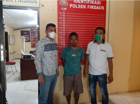   Polsek Firdaus Ringkus Curanmor Asal Riau