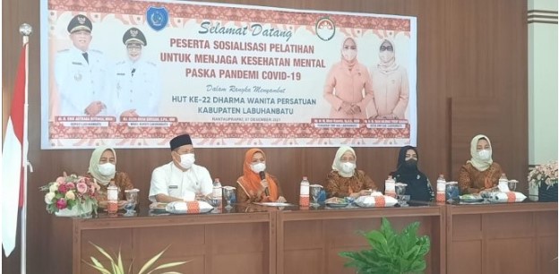  DWP Kabupaten Labuhanbatu Gelar Sosialisasi Pelatihan Menjaga Kesehatan Diri di Masa Covid-19