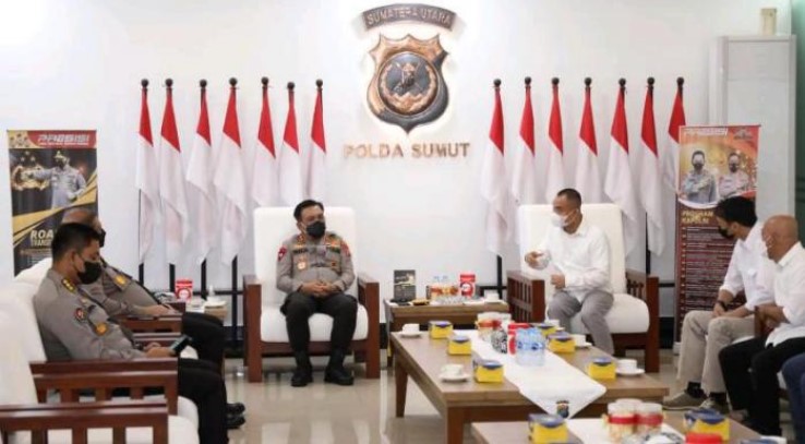 Kapoldasu Terima Kunjungan Silaturahim PWI Sumut