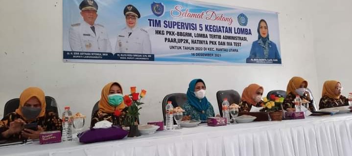 Ketua TP-PKK Labuhanbatu Hadiri Acara Supervisi 5 Kegiatan Lomba Terhindar Kanker Serviks