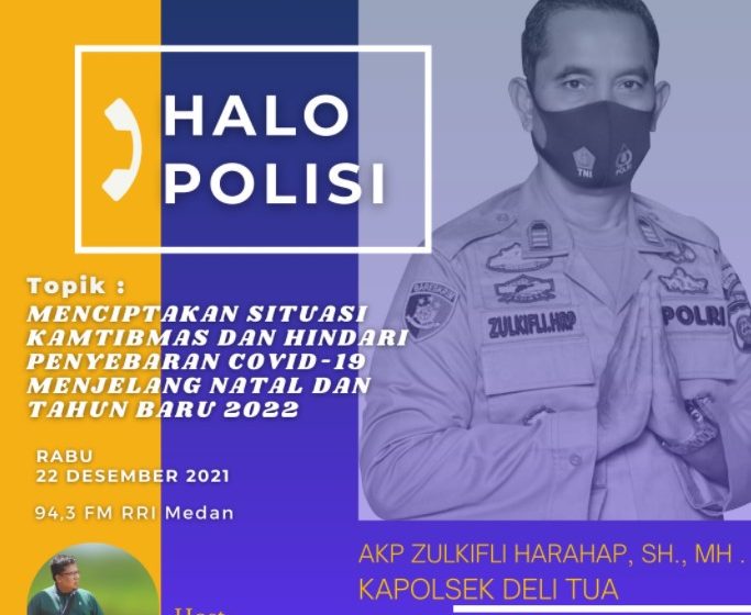  Dialog Interaktif Polda Sumut Bersama Kapolsek Delitua, Ciptakan Situasi Kamtibmas dan Hindari Penyebaran Covid-19 Menjelang Nataru