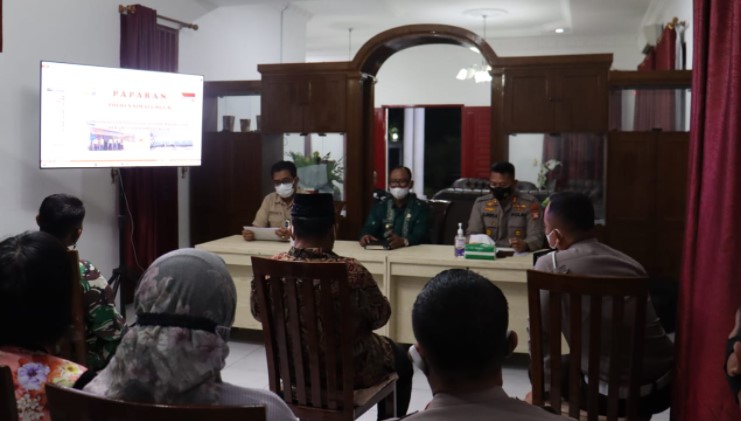 Sambut Nataru, Kapolres Simalungun Pimpin Rakor Ops Lilin Toba 2021