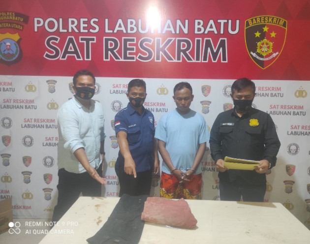 Satreskrim Polres Labuhanbatu Tangkap Pemerkosa IRT