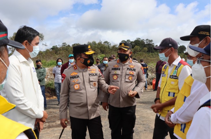  Kapolda Sumut Dampingi Kunker 3 Menteri dan Peletakan Batu Pertama Taman Sains Herbal dan Holtikultura di Humbahas