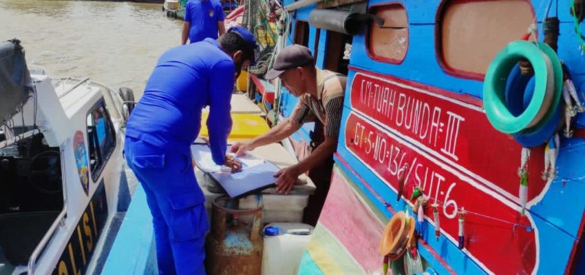  Antisipasi TKI dan Barang Ilegal, Sat Polairud Patroli di Perairan Bagan Asahan