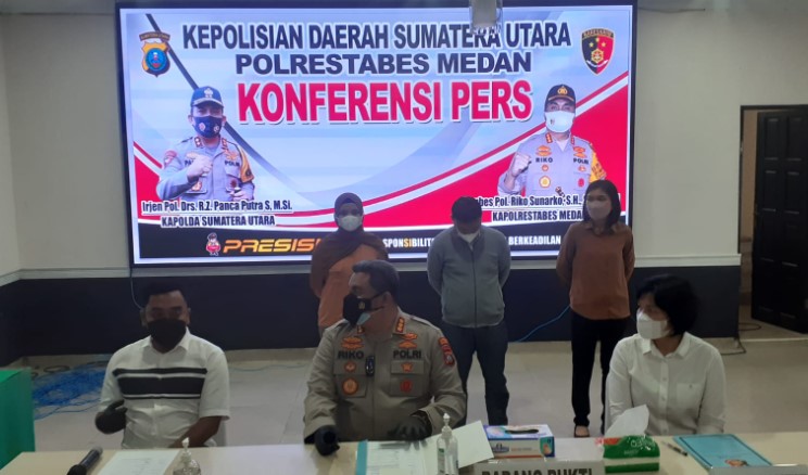  Polrestabes Medan Tangkap Pelaku Penganiayaan Anak di Bawah Umur