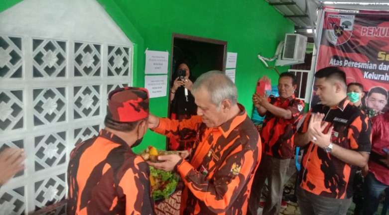  Ketua MPW Pemuda Pancasila Sumut Kodrat Shah Resmikan Mushola Al-Ikhlas PAC PP Medan Area