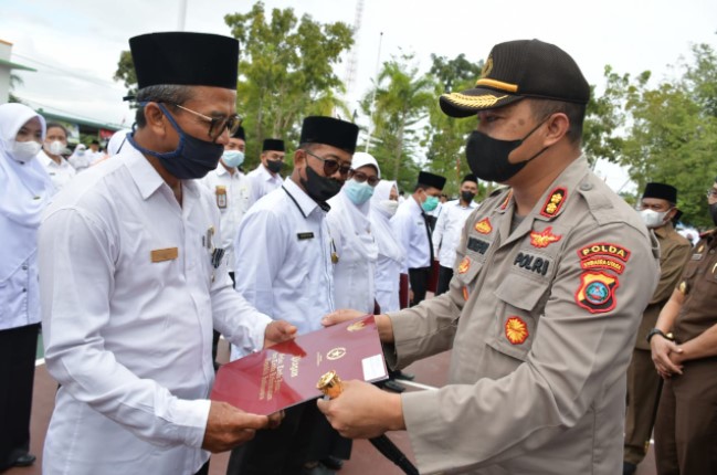  Kapolres Sergai Hadiri Upacara Hari Amal Bhakti Kementrian Agama RI Ke- 76