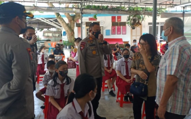 Forkopimda Labuhanbatu Gelar Vaksinasi Usia 6 – 11 di Sekolah Vihara Jayanti Rantauprapat