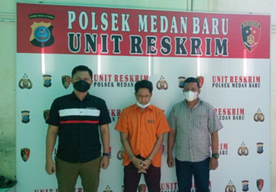  Polsek Medan Baru Amankan Pengedar Sabu di Jalan Mistar