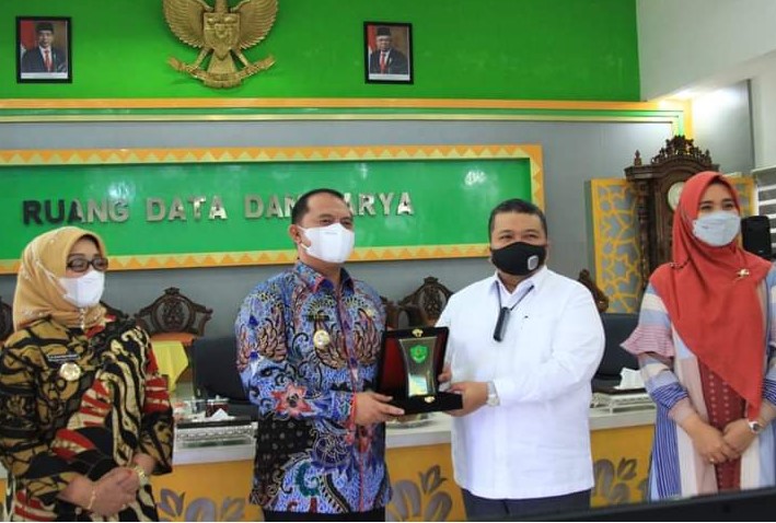  Ciptakan Sinergi Potensi Daerah Maju, Bupati Labuhanbatu Terima kunker Bupati Tapsel