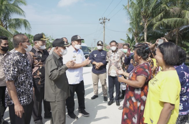  Tinjau Lokasi, Bupati Asahan Tegaskan Akan Perbaiki Seluruh Infrastruktur Jalan