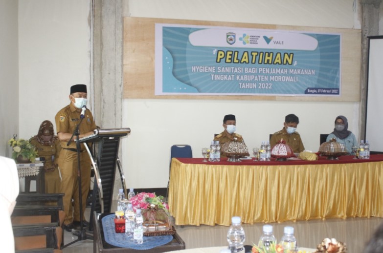  Dinkes Morowali Bersama PT Vale Gelar Pelatihan Hygiene Sanitasi Makanan