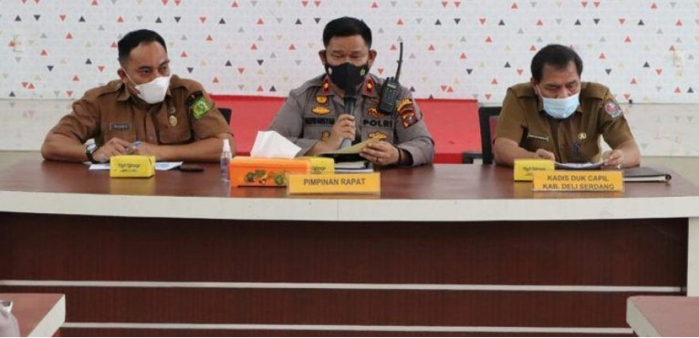  Polres Pelabuhan Belawan Gelar Rakor Percepat Vaksinasi Anak