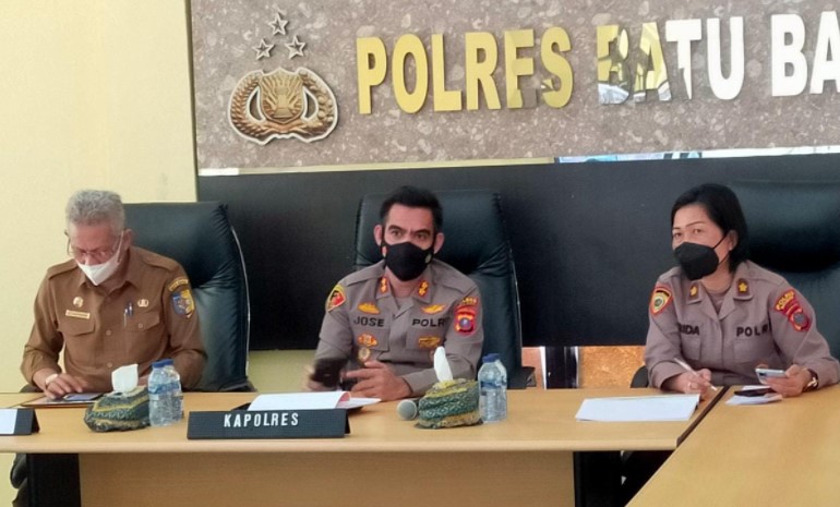  Kapolres Batubara Ikuti Zoom Meeting Rakor Antisipasi Vaksin yang Akan Kadaluarsa