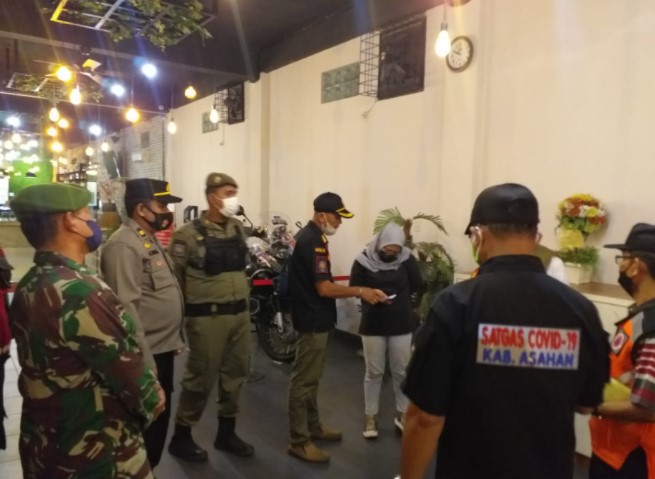  Gelar Ops Yustisi, Polres Asahan Beri Teguran Lisan Terhadap 43 Pelanggaran