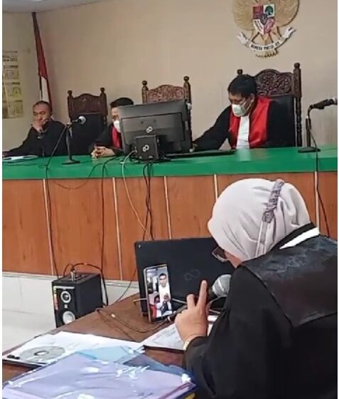  PN Labuhanbatu Gelar Sidang Pledoi Terdakwa Bandar Sabu Man Batak