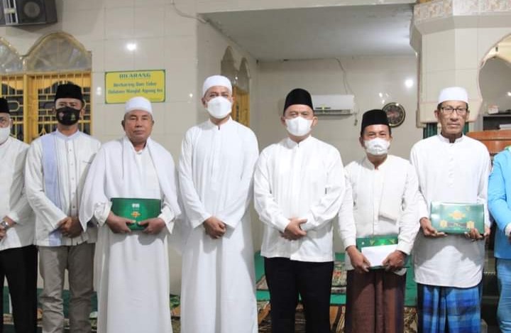 Bupati Labuhanbatu Safari Subuh Berjamaah Bersama Wagub Sumut di Masjid Agung Rantau Prapat