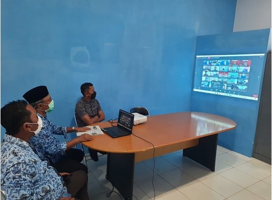 Secara Virtual, Diskominfo Morowali kuti Launching Kompetisi Pengelolaan Pengaduan Pelayanan Publik Tahun 2021