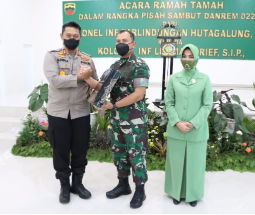 Kapolres Simalungun Hadiri Acara Pisah Sambut Danrem 022/Pantai Timur