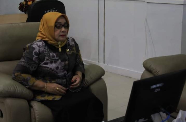  Tingkatkan UMKM, Wabup Labuhanatu Ikuti Rapat Koordinasi dengan Menteri secara Vidcon