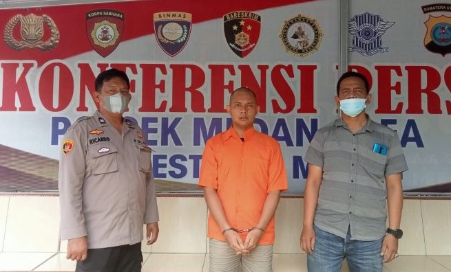  Polsek Medan Area Bekuk Pelaku Pengancaman dan Pengrusakan