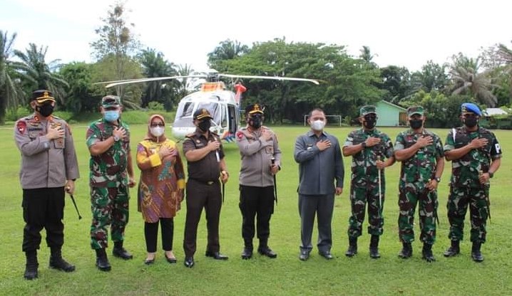  Kejar Capaian Vaksinasi II dan III, Kapolda Sumut dan Pangdam I Bukit Barisan Kunker ke Kabupaten Labuhanbatu dan Labusel