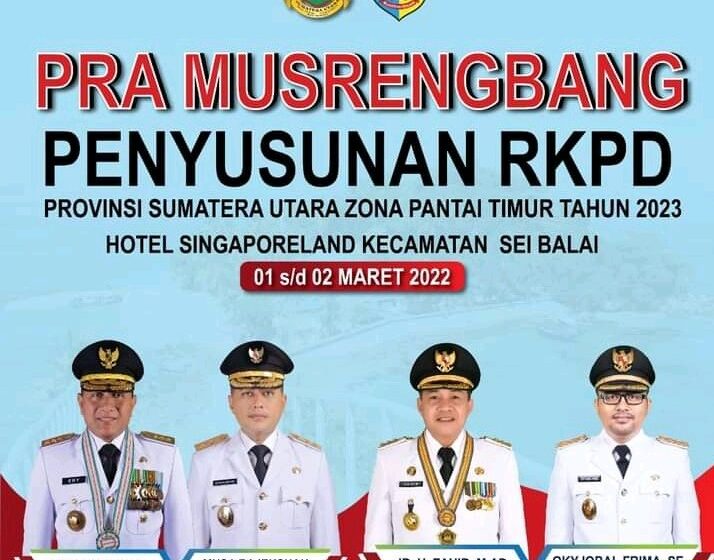  Pra Musrenbang RKPD Provsu Akan Digelar di Kabupaten Batubara