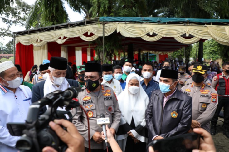  Isra Mi’raj Dihiasi Bakti Sosial dan Vaksinasi, Kapolda Sumut: Terimakasih Ulama dan Tokoh Masyarakat