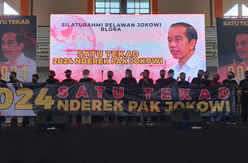  Relawan Berkumpul di Blora, Pastikan 2024 Tegak Lurus Kawal Jokowi