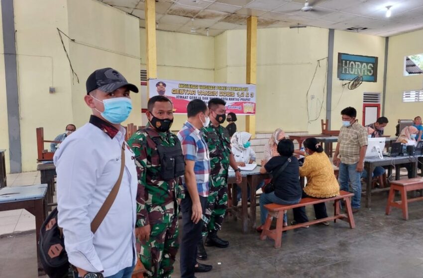 Akselerasi Vaksinasi Polres Labuhanbatu Vaksin Jemaat Gereja Rantau Prapat