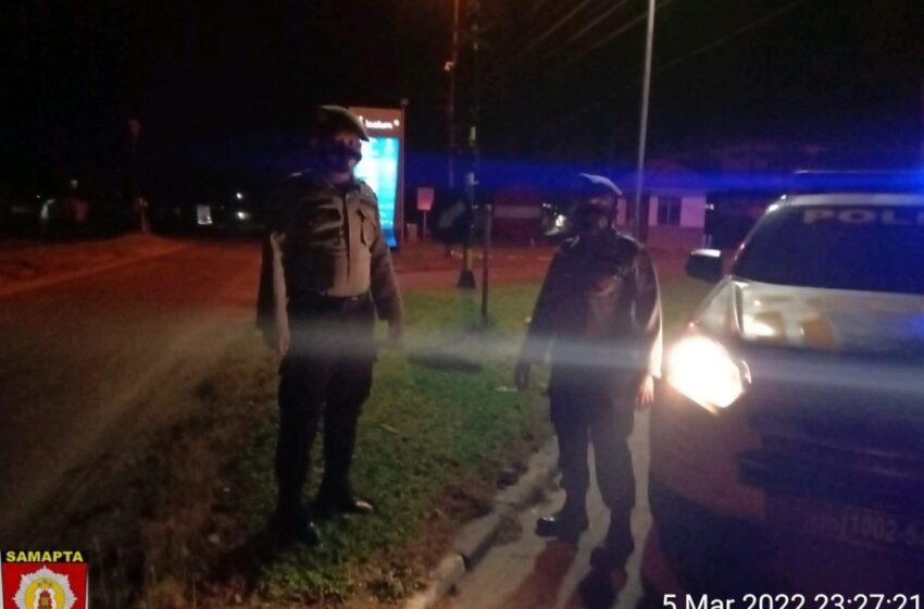 Kasat Samapta Polres Batubara Turunkan Personil Cegah Balap Liar