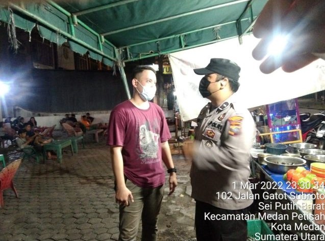  Polsek Medan Baru Patroli Blue Light Antisipasi 3C