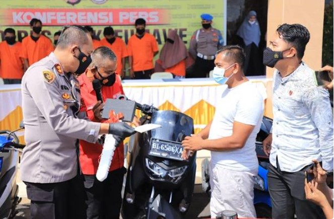 Polres Lhokseumawe Ungkap Dua Kasus Narkotika, Tiga Tersangka Masuk Bui